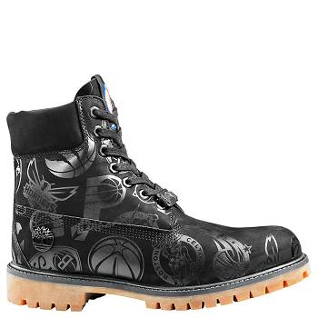 Timberland Férfi NBA X East Vs. West 6 Inch Bakancs Fekete